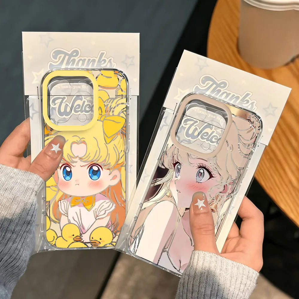 Cartoon Sailor Moon Phone Case for Xiaomi Mi 15T 15 14 13 12 11 10 10T 14T Poco M7 X6 F7 F5 F4 X7 X4 NFC Lite GT Pro Ultra 4G 5G
