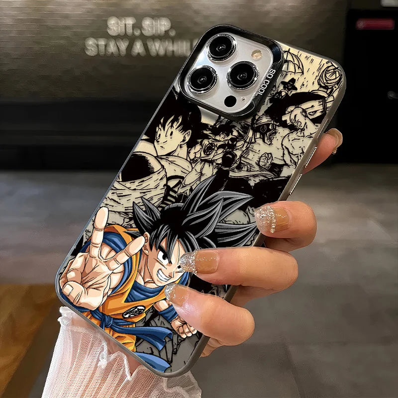 Anime GokuS DragonS BallS Phone Case For iPhone 17 17e 16e 16 15 14 13 12 11 mini ProMax X XR XSMAX 8 7 Air Plus Anti Fall Matte