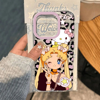 Cartoon Sailor Moon Phone Case for Xiaomi Mi 15T 15 14 13 12 11 10 10T 14T Poco M7 X6 F7 F5 F4 X7 X4 NFC Lite GT Pro Ultra 4G 5G