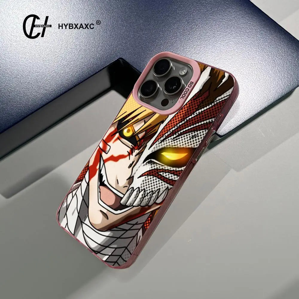 HD Hot Anime Bleach Cool Phone Case for iPhone 17 17 Air 16 16e 15 14 13 12 11 X XR XS Plus Pro Max Mini Hot-selling materials