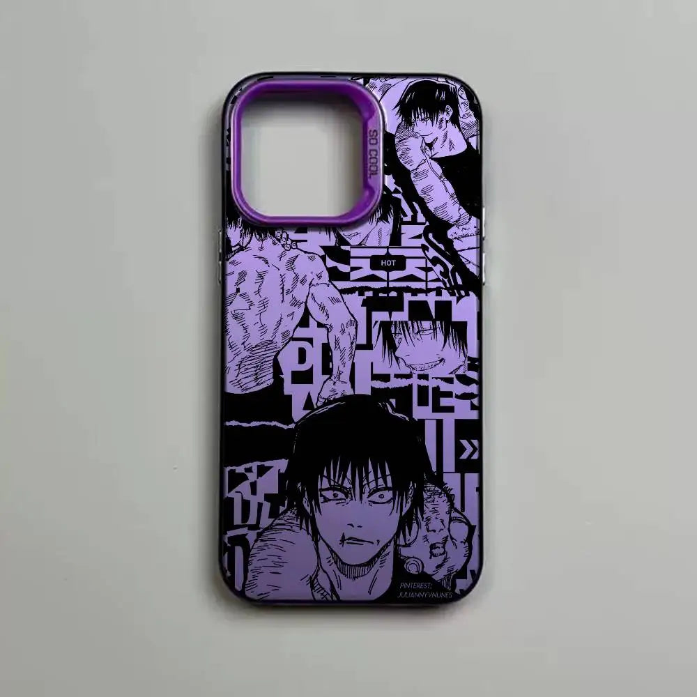 J-Jujutsu Toji Kaisen F-Fushiguro  For iPhone 17 16 15 14 13 12 11 Pro MAX Matte Shockproof Back Anti Fall Matte Cover