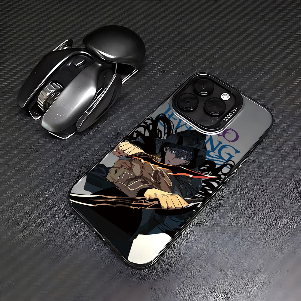 Hot Anime Solos Levelings Phone Case For iPhone 17 17e 16e 16 15 14 13 12 11 mini Pro Max XR Air Plus Anti Fall Matte Back Cover