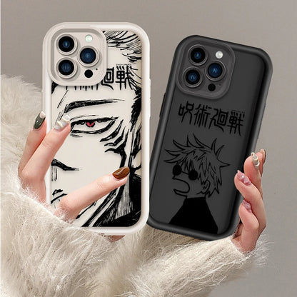 Jujutsu Kaisen Anime Phone Case For vivo Y28 Y03 Y17s Y19s Y100 Y78 Y36 Y27 Y16 Y77 Y75 Y35 Y22s Y02 Y72 Y76 4G 5G Cover