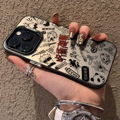 Jujutsu Kaisen Gojo Satoru Manga Line Phone Case for iPhone 12 17 Air Pro Max 16 15 11 14 13 Pro Max XS X XR Plus 8 7 SE 2020