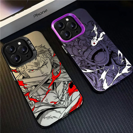 Anime Ones Pieces Luffys Zoros Cool Phone Case for IPhone 17 17e 16 15 14 13 12 11 Pro Max Air Plus Anti Fall Matte Back Cover