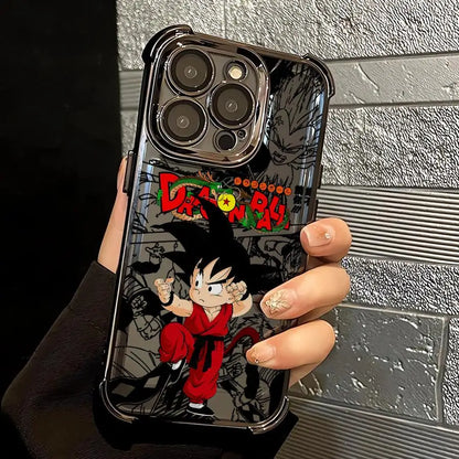 Dragon Ball Anime Goku Case for iPhone 13 14 16 Pro Max 17 Air 12 11 15 Plus Soft Phone Cover