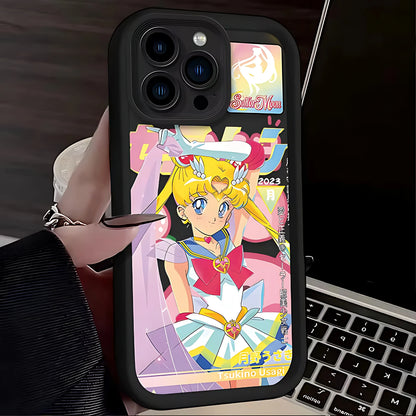 Anime S-Sailors Moons Phone Case for Samsung S26 S25 S24 S23 S22 S21 S20 F06 M16 Note 20 FE Plus Ultra 4G 5G Silicone TPU Cover