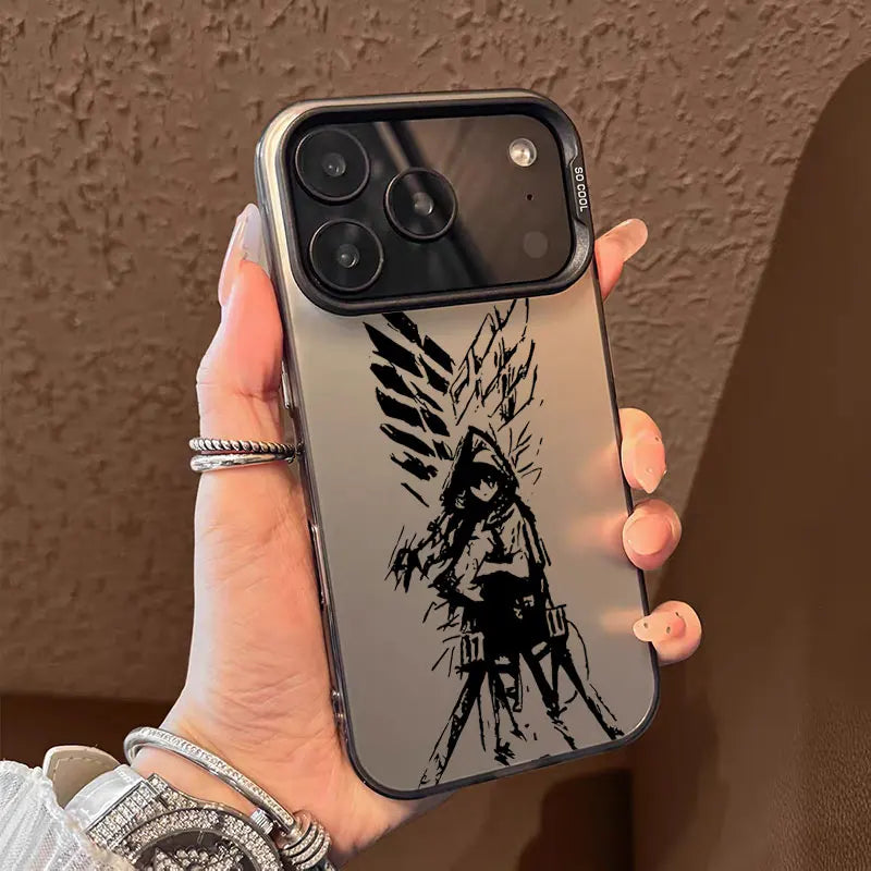 Phone Case For Apple iPhone 17 Air 16E 15 14 Plus 13 12 11 Pro Max Mini Funda Cover A-Attack on Titan Eren