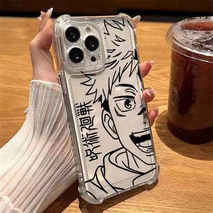 Anime Jujutsus Kaisens Gojo Phone Case For iPhone 17 Air 16 e 15 14 13 12 11 Pro Max Plus Mini SE 2020 2022 Shockproof Cover