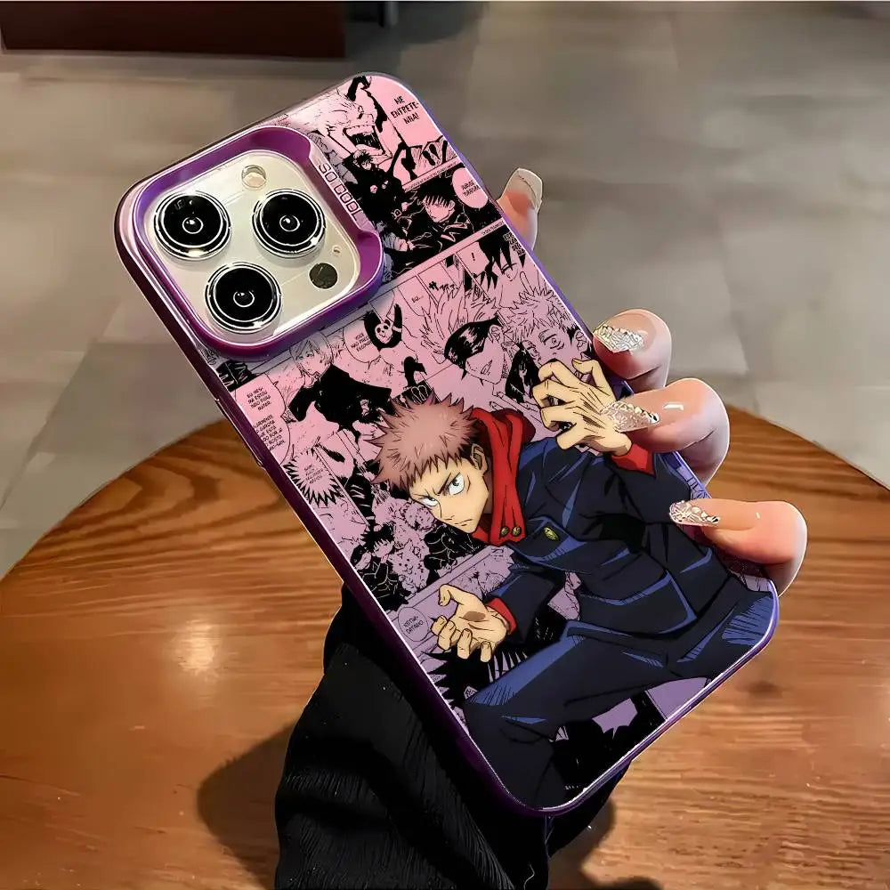 Phone Case For iPhone 17 17e 16e 16 15 14 13 12 11 Pro Max X XR XSMAX 8 Air Plus Anime I-Itadori Yuji Anti Fall Matte Back Cover
