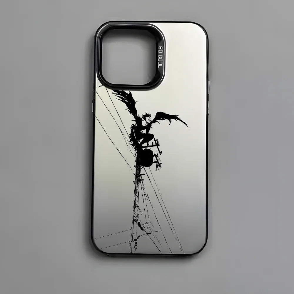 Anime D-Death Note Comics Phone Case For iPhone 16 15 14 13 12 11 Pro Max Plus – Colorful Gradient Soft TPU Back Cover