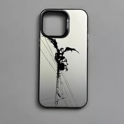 Anime D-Death Note Comics Phone Case For iPhone 16 15 14 13 12 11 Pro Max Plus – Colorful Gradient Soft TPU Back Cover