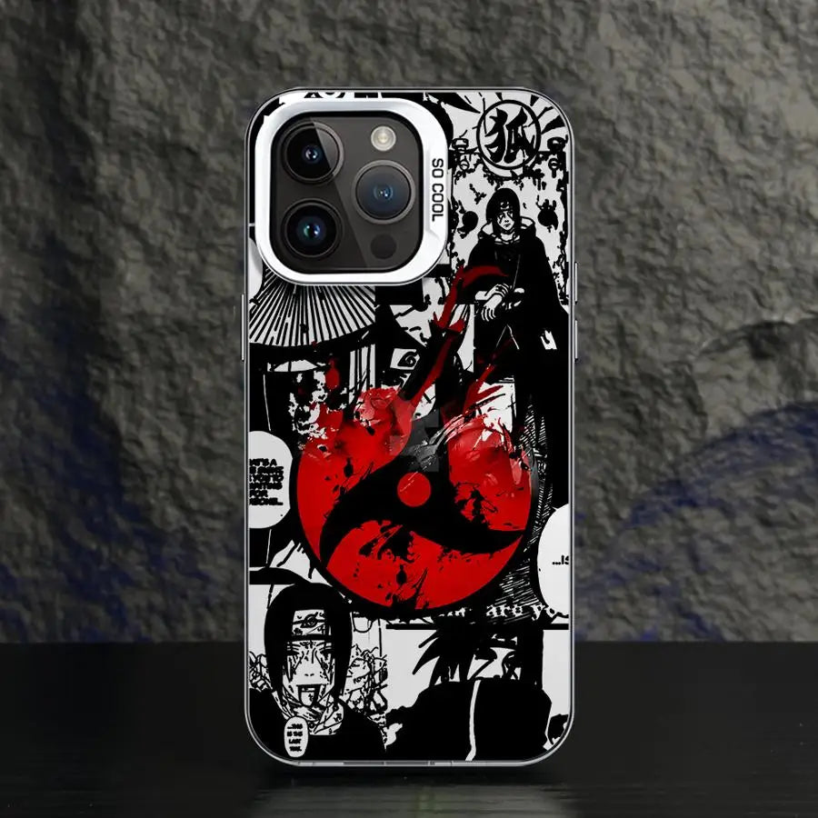N-N-arutos-Akatsukis-ITACHI Phone Case for iPhone 16e 11 12 13 Pro Max 17 Air 14 15 16 Plus Soft Cover