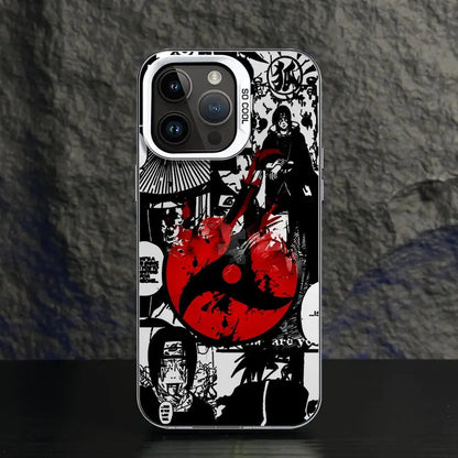 N-N-arutos-Akatsukis-ITACHI Phone Case for iPhone 16e 11 12 13 Pro Max 17 Air 14 15 16 Plus Soft Cover