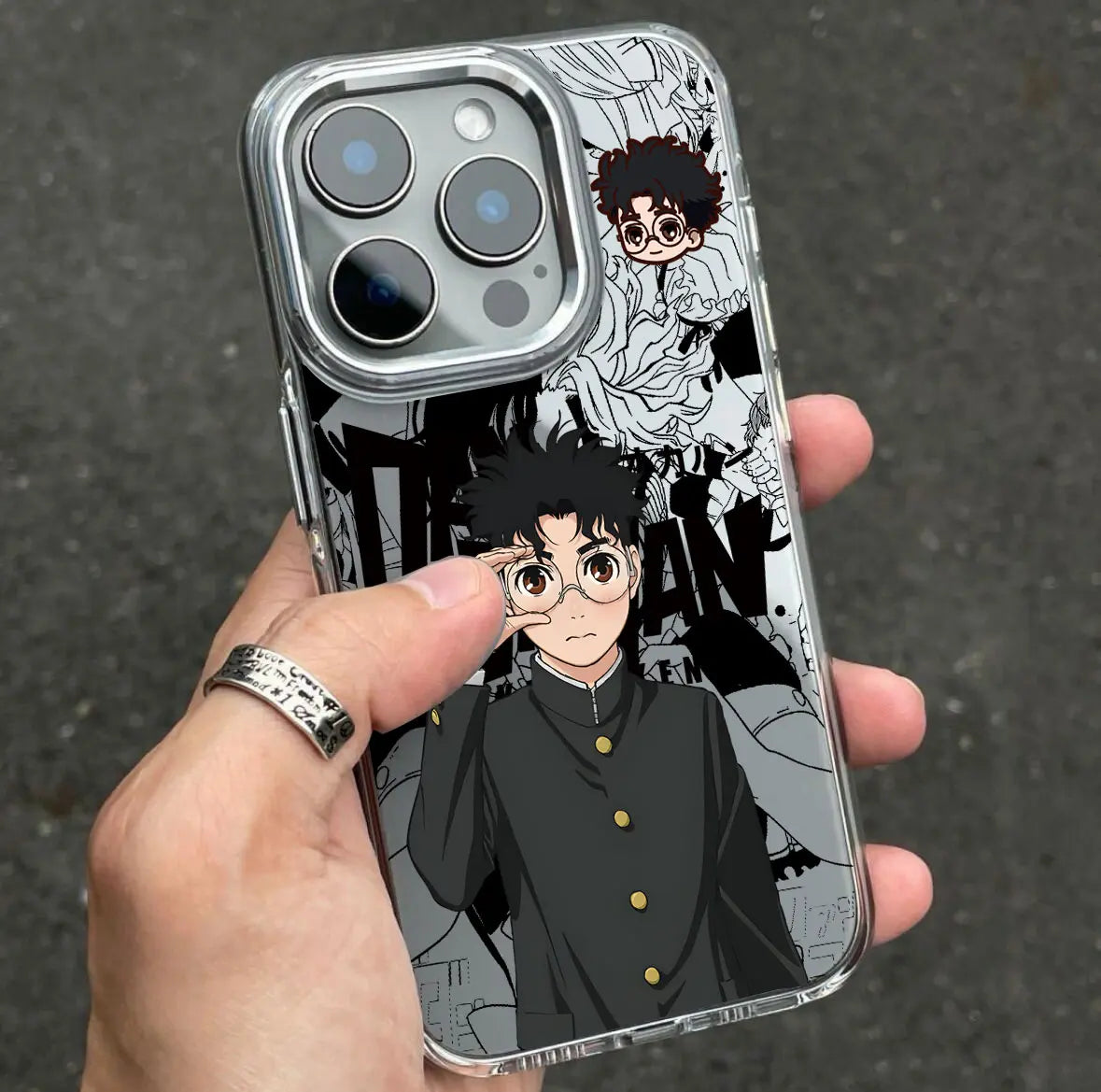 Anime DAN DA DAN Phone Case For iPhone 17 16e 16 15 14 13 12 11 mini Pro Max X XR XSMAX 8 7 Air Plus Transparent Soft Cover