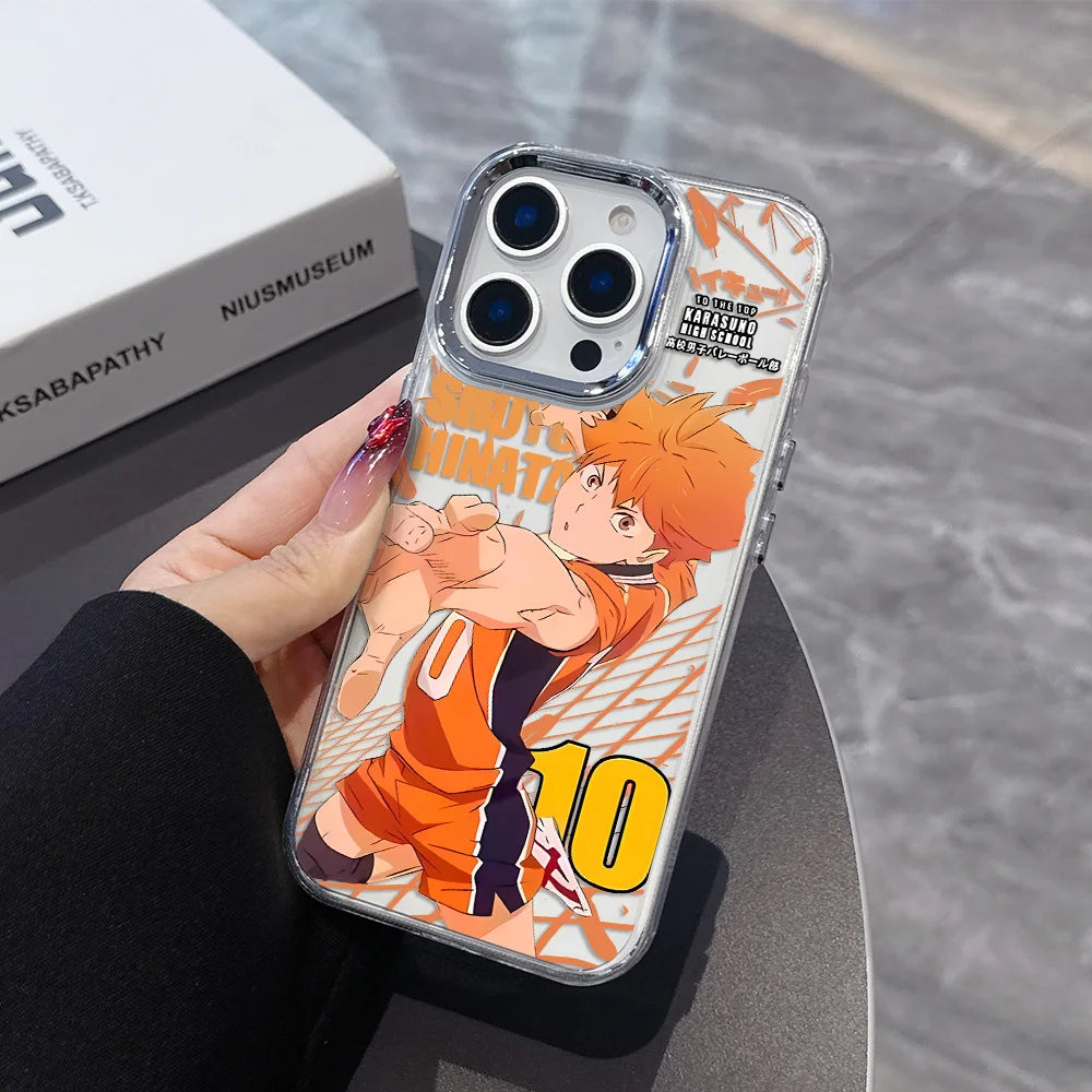 Hot Anime Haikyuu Hinata Shoyo Phone Case For iPhone 17 16e 16 15 14 13 12 11 mini Pro Max X XR XSMAX 8 7 Air Plus Soft Cover