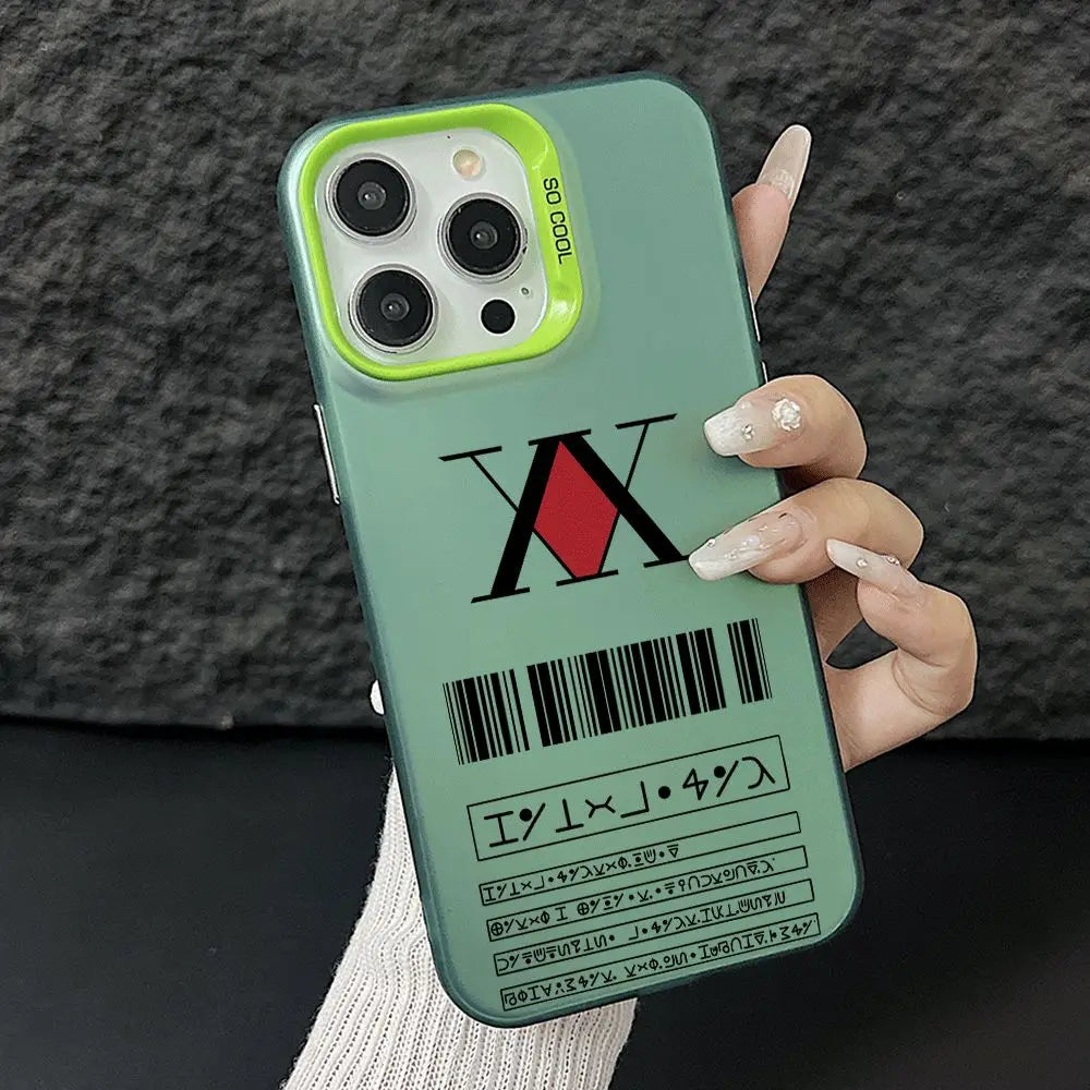 Cool Anime HUNTERS×HUNTERS Phone Case For iPhone 17 17e 16e 16 15 14 13 12 11 mini Pro Max X Air Plus Anti Fall Matte Back Cover