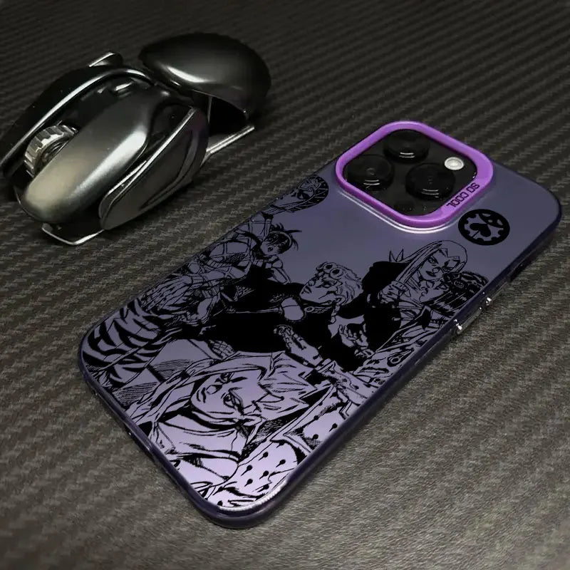 J-JoJos Bizarre Adventure Phone Case For iPhone 17 16e 16 15 14 13 12 11 mini Pro Max X XR 8 Air Plus Anti Fall Matte Back Cover