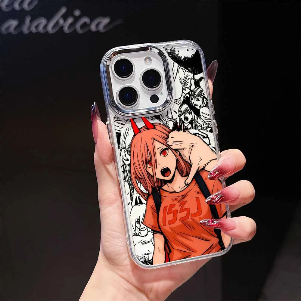 Chainsaw Man Anime For Xiaomi Mi 15 Ultra 14T Redmi 15C 14C 13C A5 A3 POCO X7 Note 15 14 13 Pro Plus Soft Phone Case