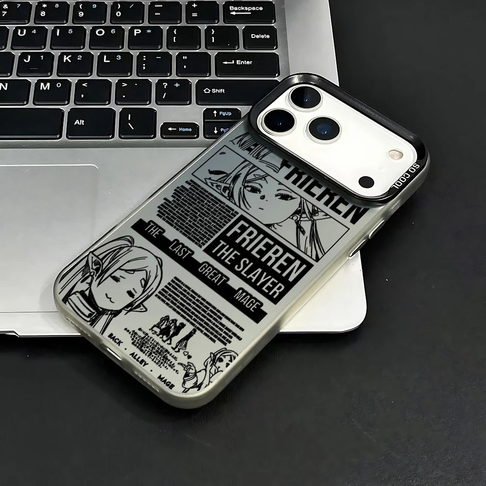FrierenS BeyondS Journey's End Phone Case Phone 17 16e 16 15 14 13 12 11 mini Pro Max X XR 7Air Plus Anti Fall Matte Back Cover