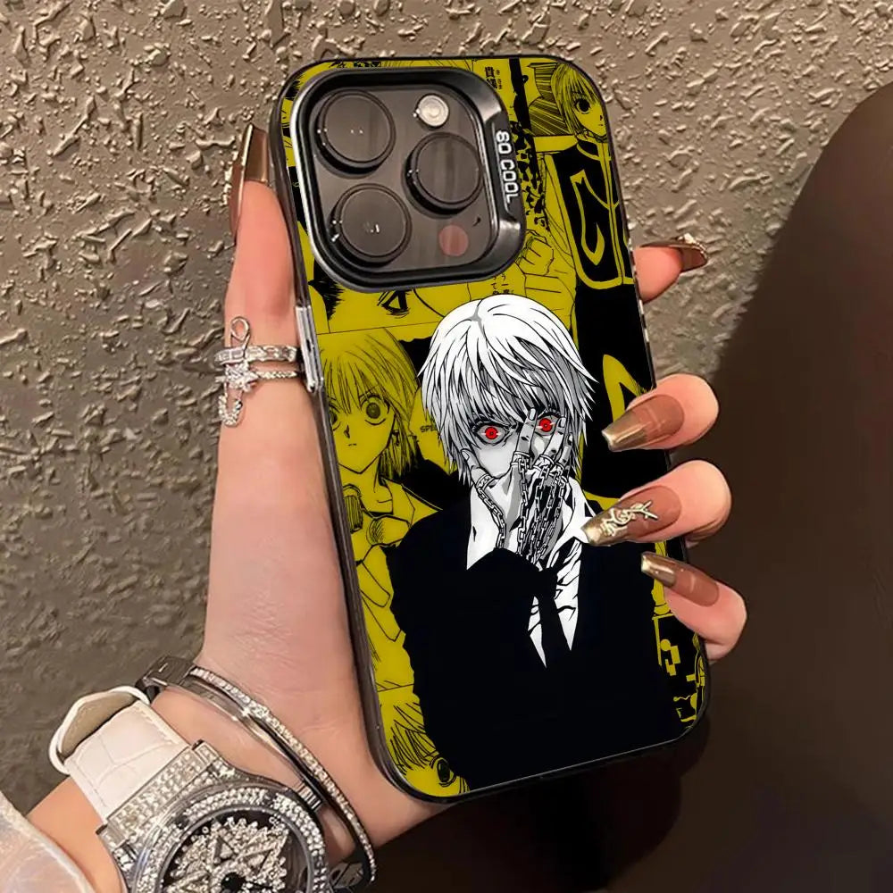 Hunter Kurapika Mobile Phone Case for iPhone 17 16 15 14 13 12 11 X XR XS 8 7 Pro Max Plus Translucent Colour Protective Luxury