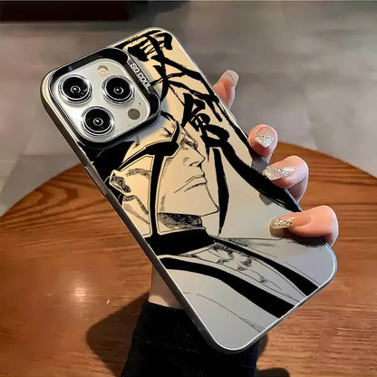 Anime B-Bleach Phone Case For iPhone 17 16 15 14 13 12 11 Pro Max Air multicolor Matte Laser Metallic Aurora Funda