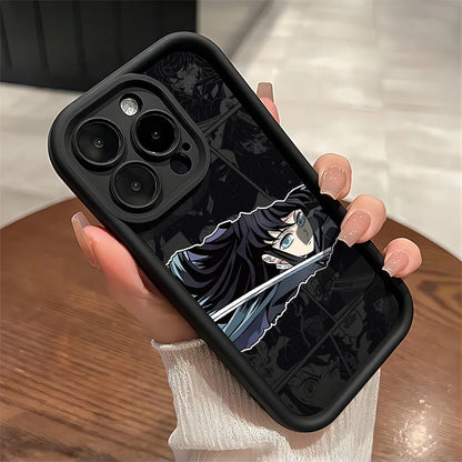 Anime D-DemonS Cool S-SlayerS Hot Phone Case For IPhone 17 16e 16 15 14 13 12 11 Air Pro Max Mini Plus Soft TPU Back Cover