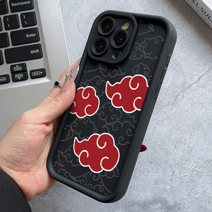 Akatsukies Cloud Totem N-NARUTOS Phone Case for iPhone 17e 17 16e 16 15 14 13 12 11 Air Pro Max Plus Soft TPU Back Cover