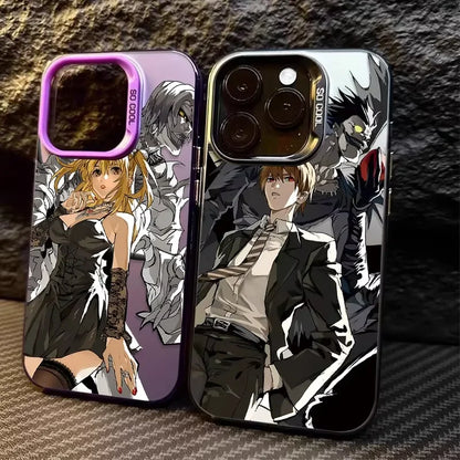 Anime Death Note Phone Case For IPhone 17 Air 16 e 15 14 13 12 11 Pro Max Plus Min SE 2020 2022 Misa Yagami Light