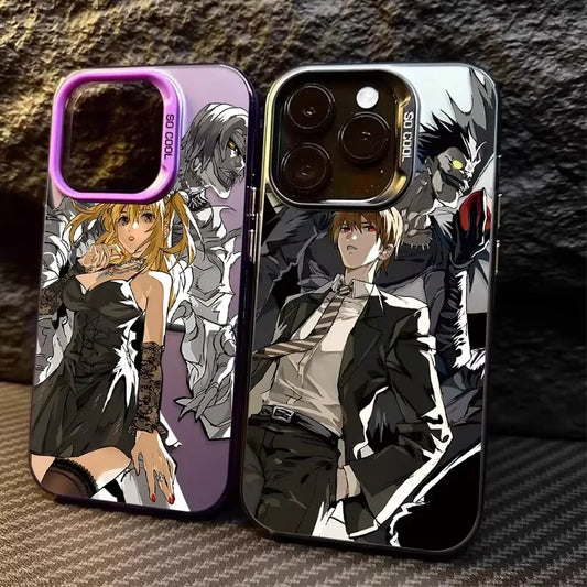 Anime Death Note Phone Case For IPhone 17 Air 16 e 15 14 13 12 11 Pro Max Plus Min SE 2020 2022 Misa Yagami Light