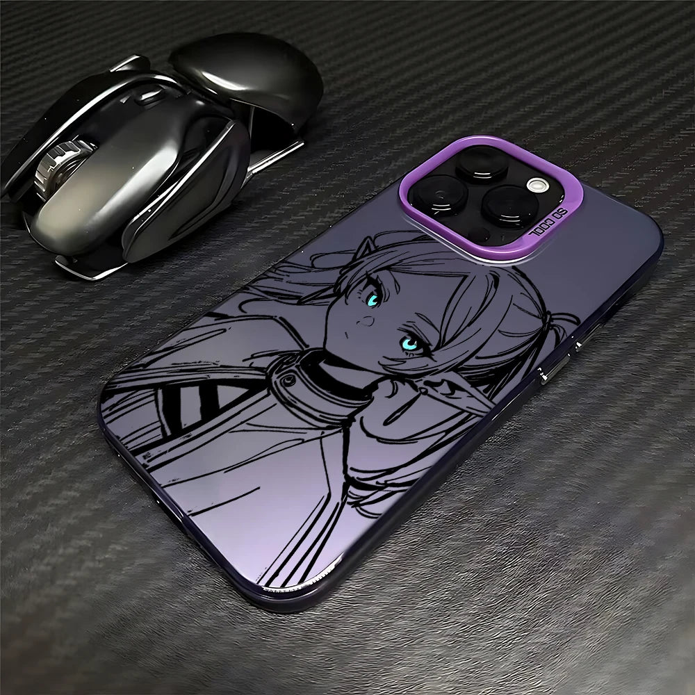 FrierenS BeyondS Journey's End Phone Case Phone 17 16e 16 15 14 13 12 11 mini Pro Max X XR 7Air Plus Anti Fall Matte Back Cover