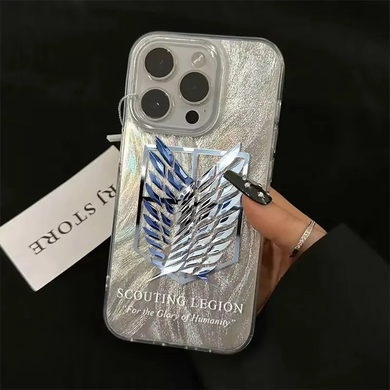 Anime Attack on Titan Phone Case for Oppo A3x A3 A60 A79 A78 A98 A58 A38 A18 A57 A76 A17 A71 A94 A16 A15 A93 A31 4G 5G Cover