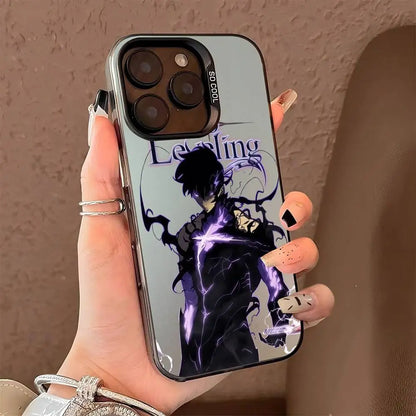 Anime Solos Levelings Phone Case For iPhone 16 15 14 13 12 11 Pro Max X XR XSMAX 8 7 Plus Matte Shockproof Back Anti Fall Cover