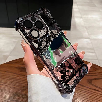 One P-Pieces L-Luffies Phone Case for iPhone 17 Air 16 15 14 Plus 13 12 11 Pro Max X Xs XR 8 e Anti-drop Transparent Soft Cover