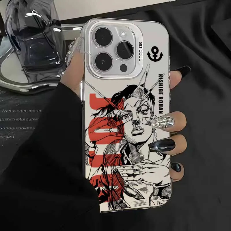 JoJo Bizarre Adventure Phone Case For iPhone 17 16e 16 15 14 13  mini Pro Max X XR XSMAX 8 7 Air Plus Anti Fall Matte Back Cover