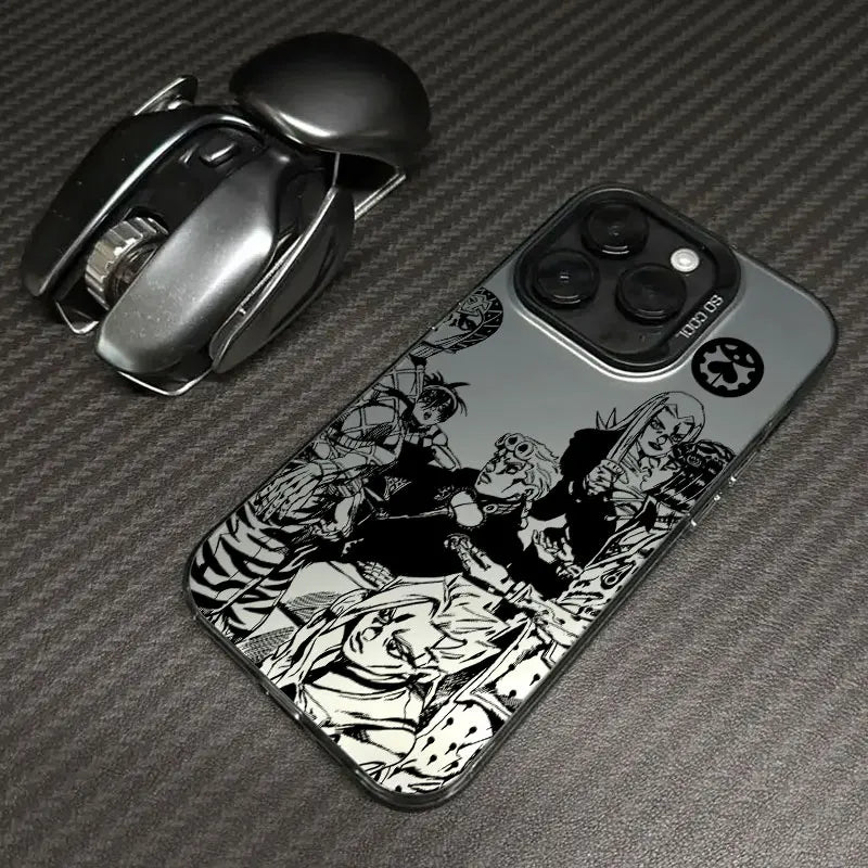 J-JoJos Bizarre Adventure Phone Case For iPhone 17 16e 16 15 14 13 12 11 mini Pro Max X XR 8 Air Plus Anti Fall Matte Back Cover