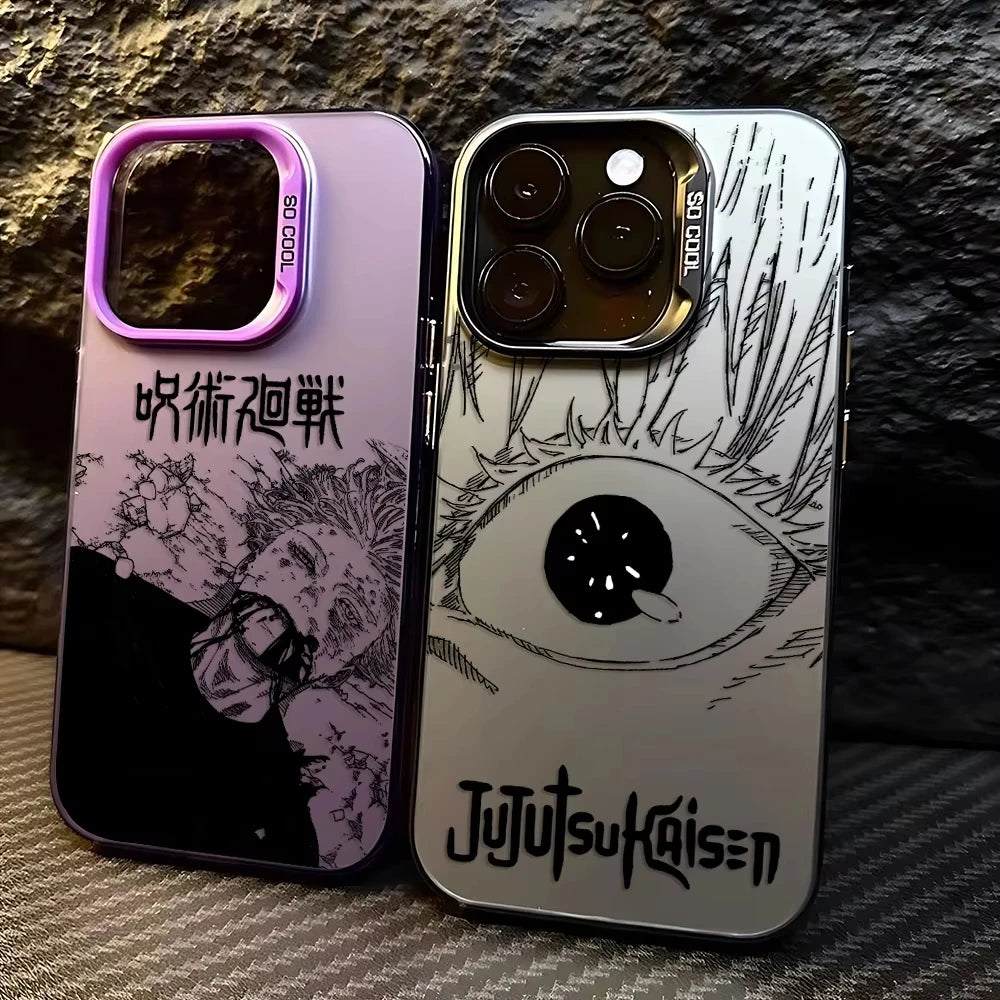 Anime Jujutsu Kaisen Phone Case For IPhone 16 15 14 13 12 11 Pro Max X XR XS 7 8 Plus Mini SE 2020 2022 Gojo Satoru