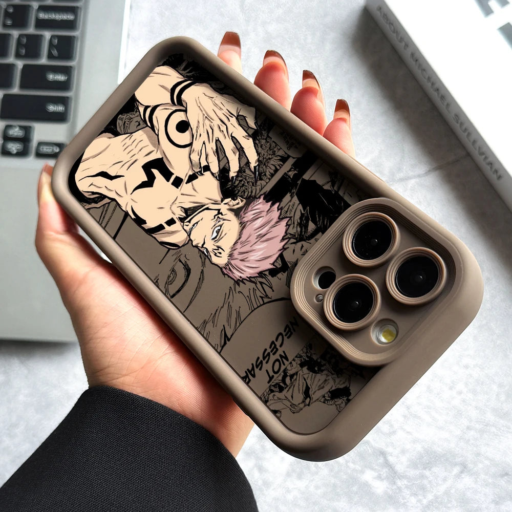 Cool Jujutsus Kaisens Phone Case for iPhone 17 16e 16 15 14 13 12 11 Air Pro Max Mini XR XS X 7 8 6 6s Plus Soft TPU Back Cover