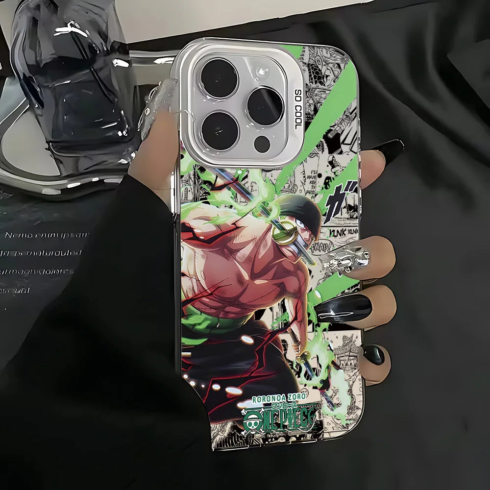 Anime Ones Pieces Luffys Zoros Phone Case for IPhone 17 17e 16e 16 15 14 13 12 11 Pro Max Air Plus Anti Fall Matte Back Cover