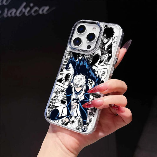 COOL B-BLUE LOCKS S-Seishiro Nagi Phone Case For Apple iPhone 17 AIR 16E 15 14 13 12 11 Pro Max Plus Transparent Soft Cover