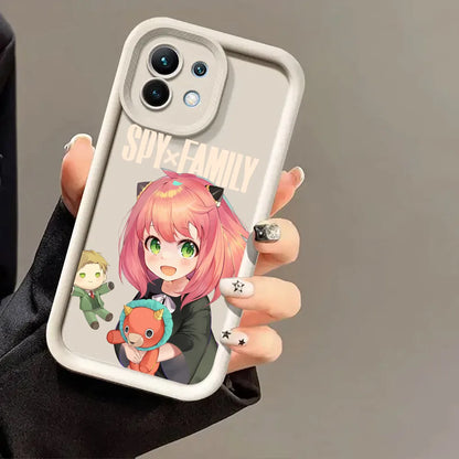 Cartoon Kawaii Spy X Family Anime Phone Case for Xiaomi 13T 14T 15T 17T Pro 15 Ultra Poco M7 M8 F8 F7 X6 X7 X8 17 Pro Max Cover