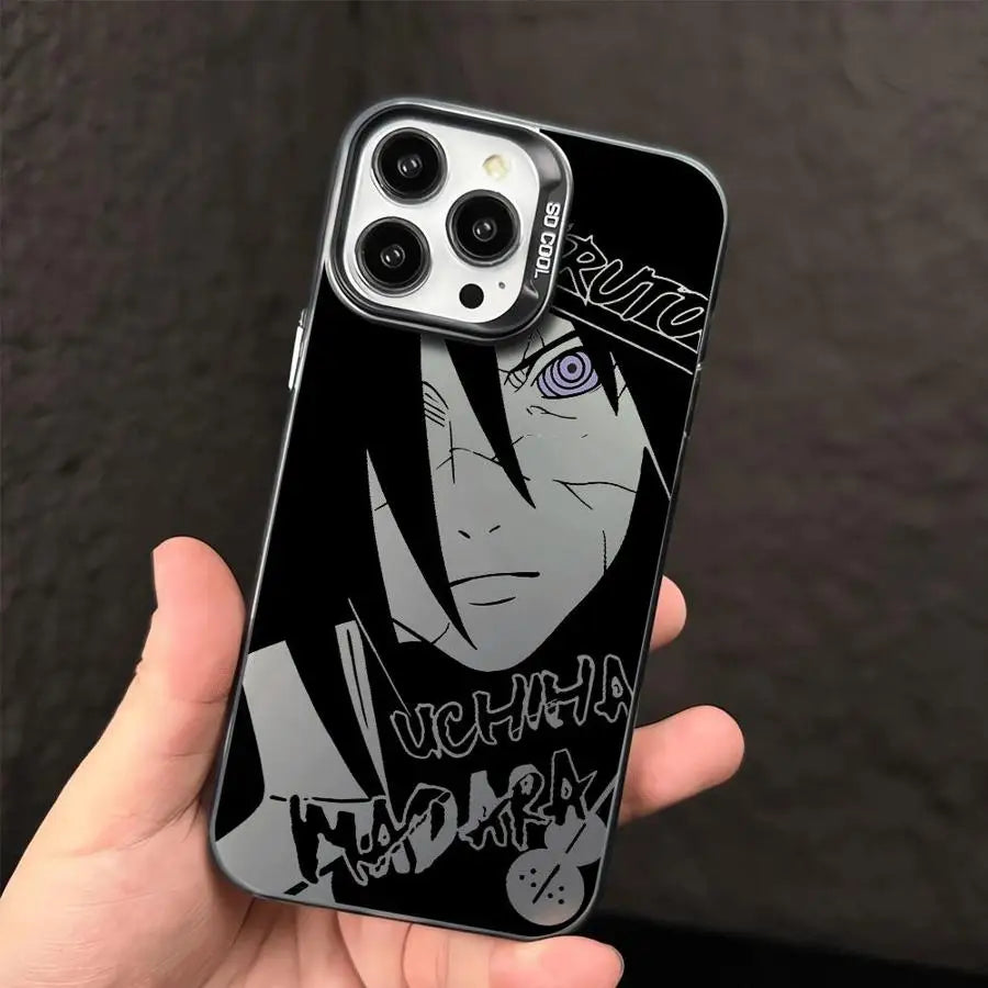 Naruto Uchiha Madara Case for iPhone 16e 14Pro 11 13 Pro MAX 12 XR 14 16Pro 15 XS MAX Soft Cover