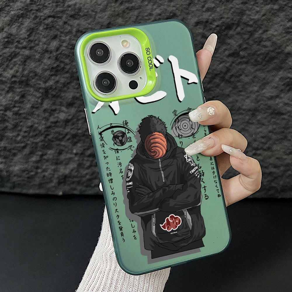 Hot Narutos Uchihas ObitoS Phone Case For iPhone 17 17e 16e 16 15 14 13 12 11 mini Pro Max X Air Plus Anti Fall Matte Back Cover