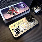 Ones Pieces Logo Phone Case for iPhone 17 Air 16 16e 15 14 Plus 13 12 11 Pro Max X Xs XR 8 Colorful Silver Hard Cover