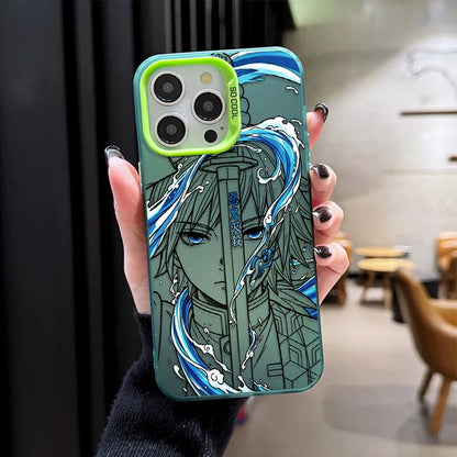 Anime Giyu Tanjiro Demon Slayer Phone Case for Xiaomi Redmi Note 15 14 13 12 10 9 Pro Plus 4G 5G 12S 11S 10S  9S Matte Cover