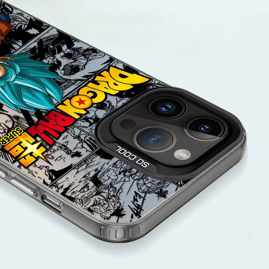 Dragon Ball Anime Vegeta Soft Shell Phone Case for iPhone 17 13 17Air 11 14 15 16 Plus Pro Max 16e 12