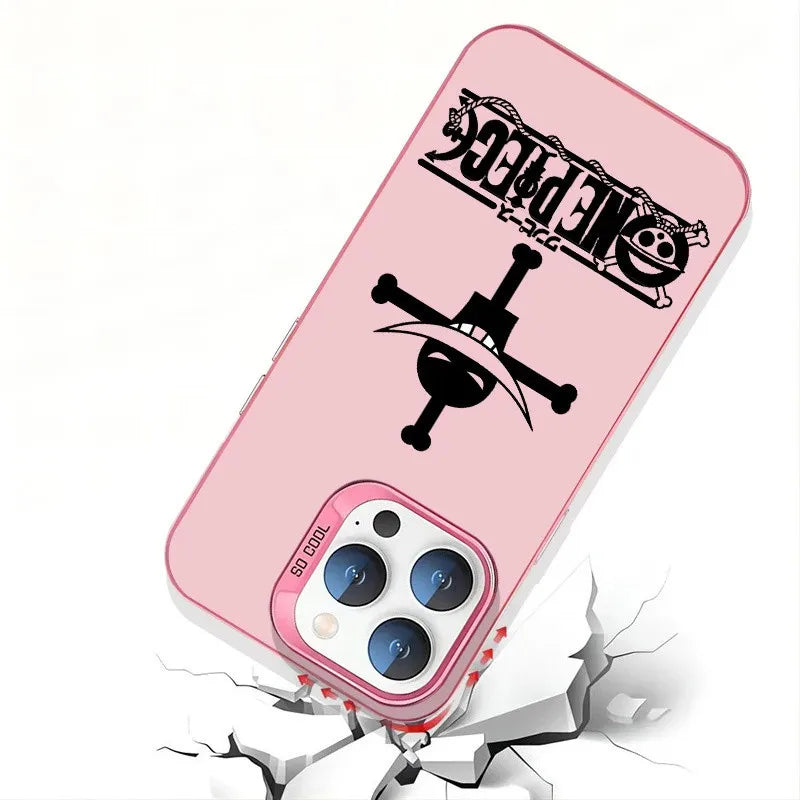 ONE PIECE Edward Newgate Wanted Phone Case For IPhone 16 15 14 13 12 11 Pro Max Whitebeard Pirates Zoro Model Shockproof Cover