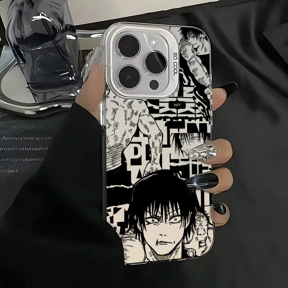 F-Fushiguro T-Toji Phone Case For iPhone 17 16e 16 15 14 13 12 11 mini Pro Max X XR XSMAX 8 7 Air Plus Anti Fall Matte Cover