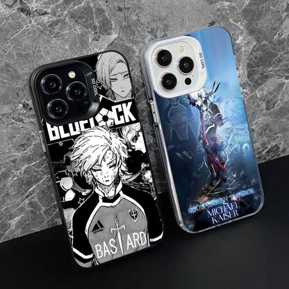 Blue Lock Michael Kaiser Phone Case for iPhone 16 15 14 13 12 11 X XR XS 8 7 Pro Max Plus Translucent Colour Printing Smartphone