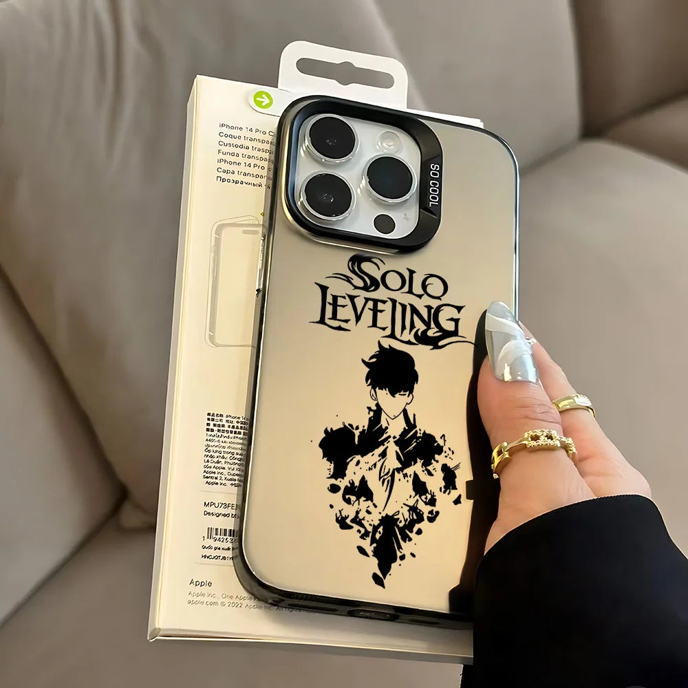 Anime S-Solo L-Leveling Phone Case for Samsung Galaxy S25 S24 S23 S22 S21 S20 Note20 FE Ultra Plus 4G 5G Anti Fall Matte Cover